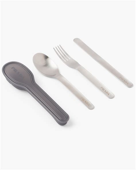 prada cutlery set|prada stainless steel set.